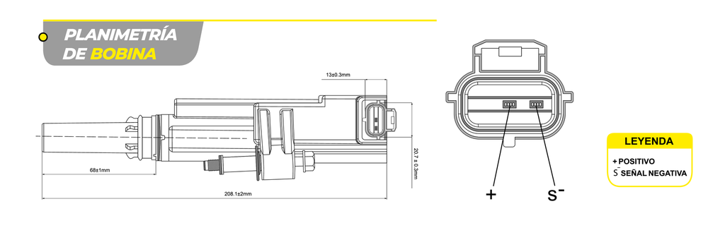 BOBINA DE ENCENDIDO COPPER LITO TECH- JEEP CHEROKEE KK 3.7 08-15
