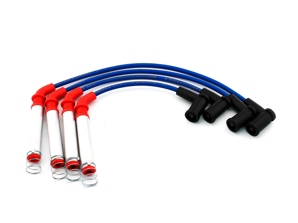 CABLES PARA BUJÍAS TRILOGÍA AZUL FORD FIESTA 1.6 (PROTECTOR DE ALUMINIO)