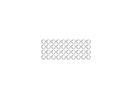 [17BY214015X] KIT ABRAZADERA ACERO INOXIDABLE BOMBA GASOLINA - 11.3MM DE OREJA UNICA