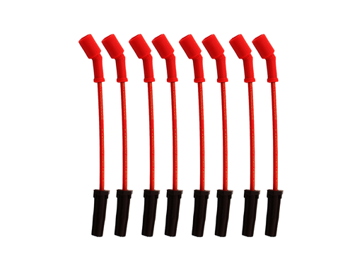 [11RY031013V] CABLES PARA BUJÍAS TRILOGÍA ROJO CHEVROLET GRAND BLAZER Z71 5.3 / CHEYENNE 5.3 / SILVERADO 5.3 / TRAIL BLAZER S/E & EXT 5.3 / AVALANCHE 5.3 – 5.7 / IMPALA 5.3 / TAHOE 5.3